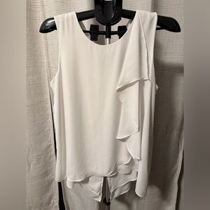 Peter Nygard Cream Layered Blouse